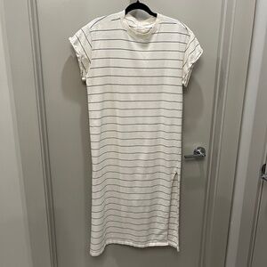 Striped Midi Tshirt Dress